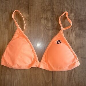 NEW Dixxon Sz M Triangle Micro Bikini Bright Orange Swimsuit Top & Bottom‎ 2 Pc.